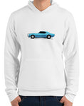 muscle car shirts 1968 ss396 bumble bee stripe white premium hoodie