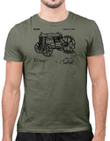 off road shirts mens tractor patent t shirts mens heather olive