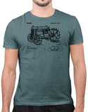 off road shirts mens tractor patent t shirts mens heather slate