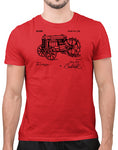 off road shirts mens tractor patent t shirts mens red