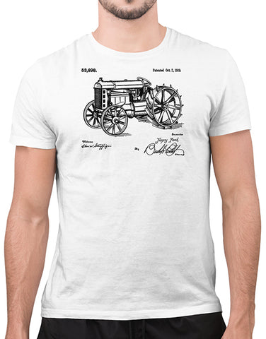 off road shirts mens tractor patent t shirts mens white