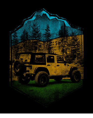 off roading t shirt off road shirt tricolor flat