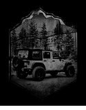 off roading t shirt off road shirt white on black flat