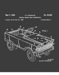 pedal car patent drawing t shirt graphic tee flat asphalt