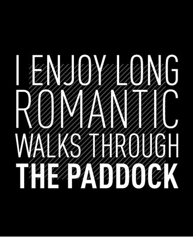 racing shirts i enjoy long romantic walks through the paddock funny car shirts flat