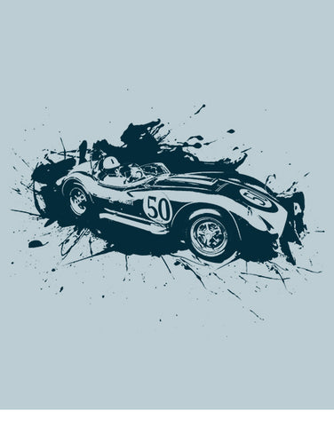 racing shirts scarab race car shirts flat blue