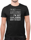 sarcastic t shirt im not arguing im just explaining why im right funny t shirt mechanic shirt mens