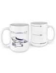 unique coffee mugs 1952 coin rocket amusement ride patent front back