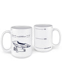 unique coffee mugs 1952 coin rocket amusement ride patent front back