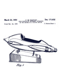 unique coffee mugs 1952 coin rocket amusement ride patent front flat