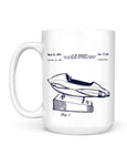 unique coffee mugs 1952 coin rocket amusement ride patent front
