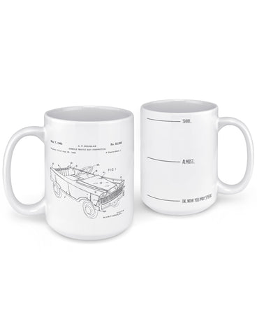 unique coffee mugs 1963 pedal car patent front back