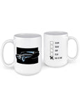 unique coffee mugs csx race car coffee mug front back