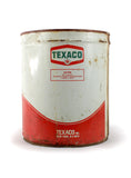 Vintage oil cans texaco 5 gallon red front