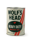 Vintage oil cans wolfs head heavy duty motor oil 1 quart