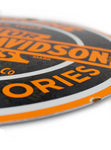 Vintage Signs 1952 Genuine Harley Davidson Motor Cycles Parts and Accessories Porcelain Sign detail