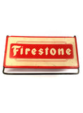 vintage signs firestone tire stand mancave decor