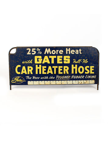 vintage signs gates full flo car heater hose front
