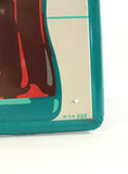 Vintage Signs Ice Cold Coca Cola Sign of Good Taste Fishtail Sign detail 2