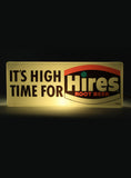 vintage signs its high time for hires lighted sign on
