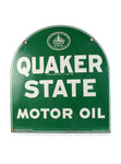vintage signs quaker state motor oil double sided sign