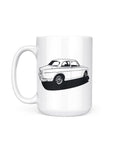 volvo 122 mug front classic car gifts