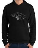 white 1963 vette car shirts hoodies premium hoodie black